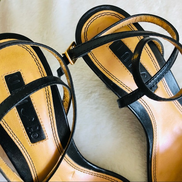 Unisa | Leather gold chain sandals - Picture 9 of 11